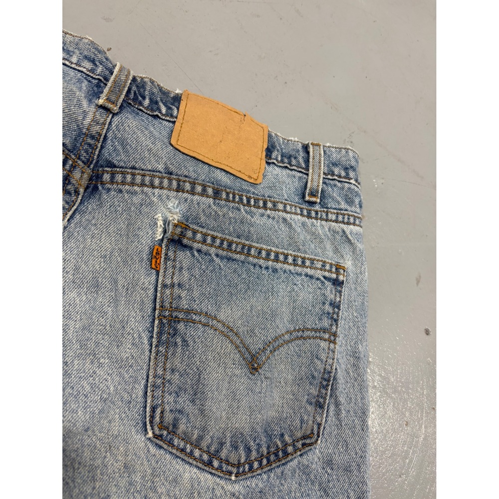 Vintage Levis 550 Orange Tab Relaxed Fit Light Wash Denim Jeans 38x30 40550-0213